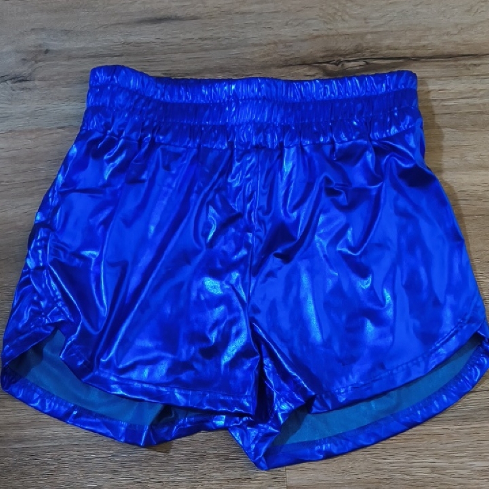 Vibrant Blue Women's Athletic Shorts